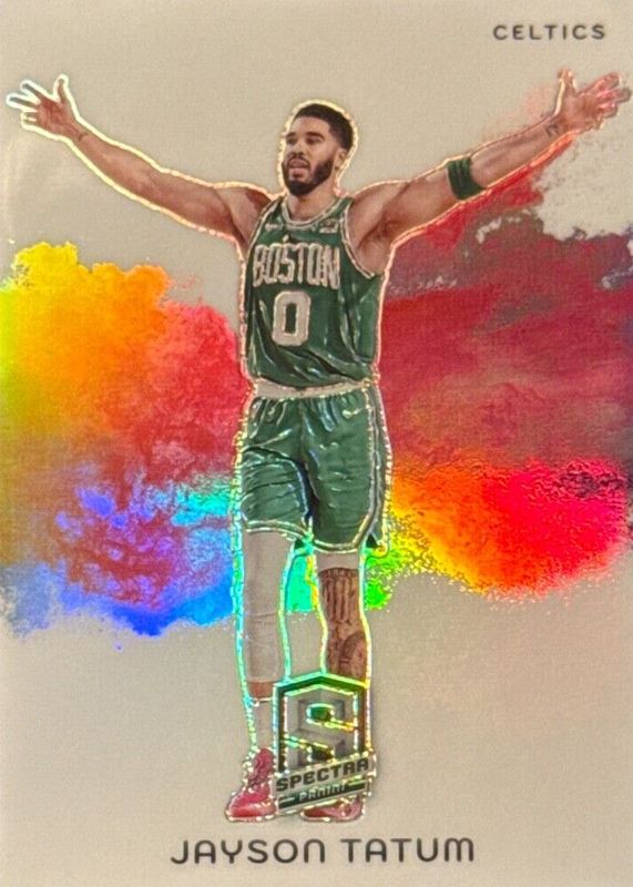 Jayson Tatum 2023 Spectra #18 Color Blast /(SSP) RAW