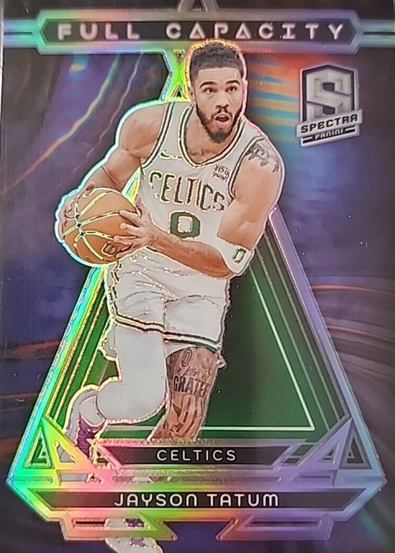 Jayson Tatum 2023 Spectra #19 Full Capacity /(SSP) PSA 8