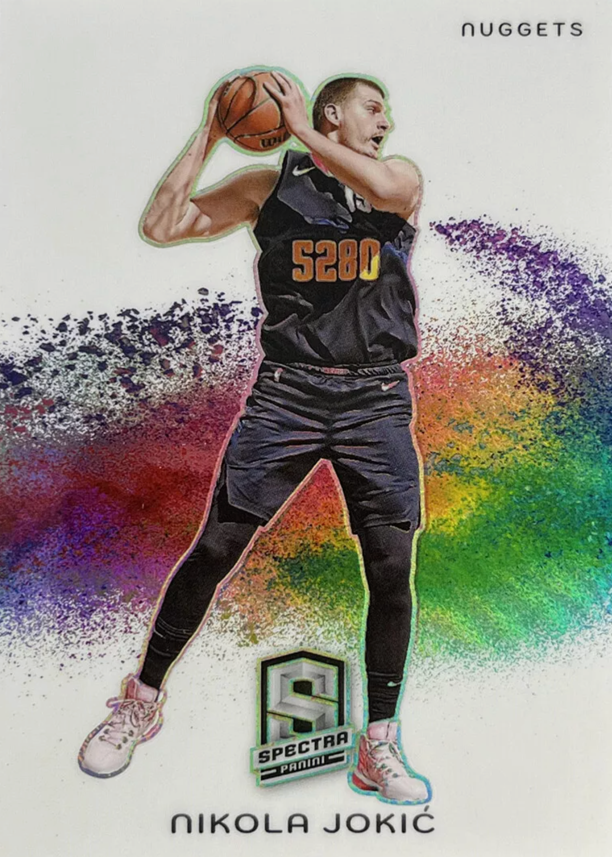 Nikola Jokic 2023 Spectra #12 Color Blast /(SSP) Price Guide
