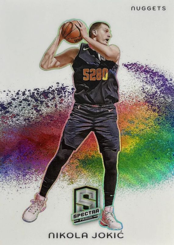 Nikola Jokic 2023 Spectra #12 Color Blast /(SSP) RAW