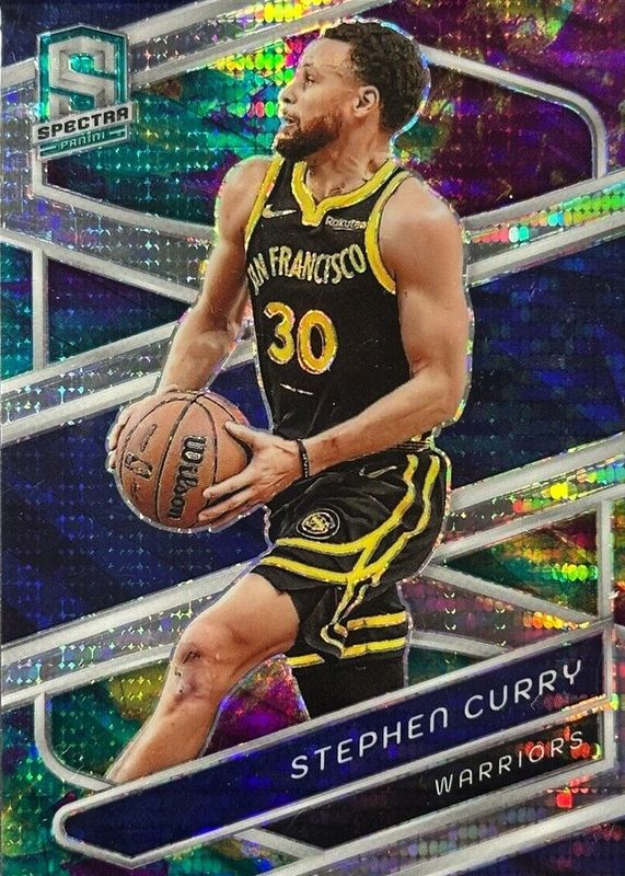 Stephen Curry 2023 Spectra #81 Celestial /125 BGS 9.5