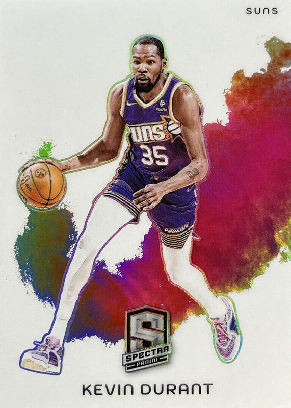 Kevin Durant 2023 Spectra #2 Color Blast /(SSP) PSA 10