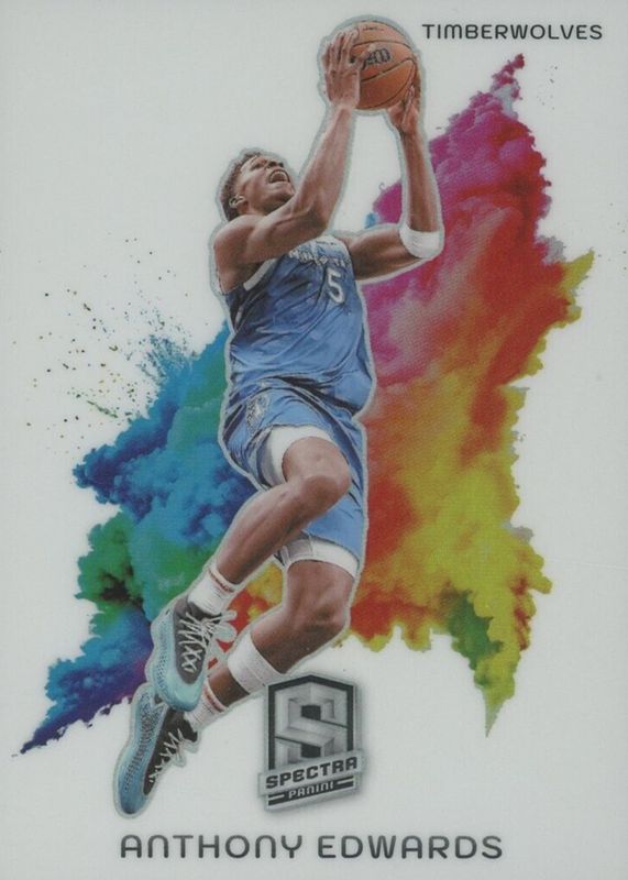 Anthony Edwards 2023 Spectra #22 Color Blast /(SSP) SGC 9