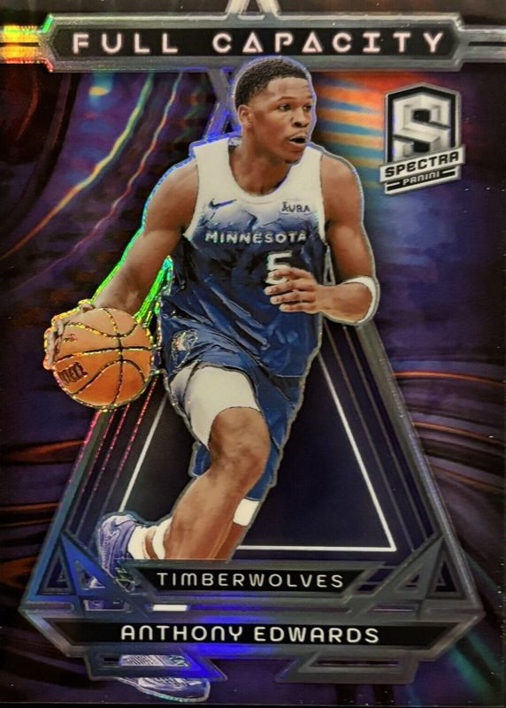 Anthony Edwards 2023 Spectra #23 Full Capacity /(SSP) SGC 9