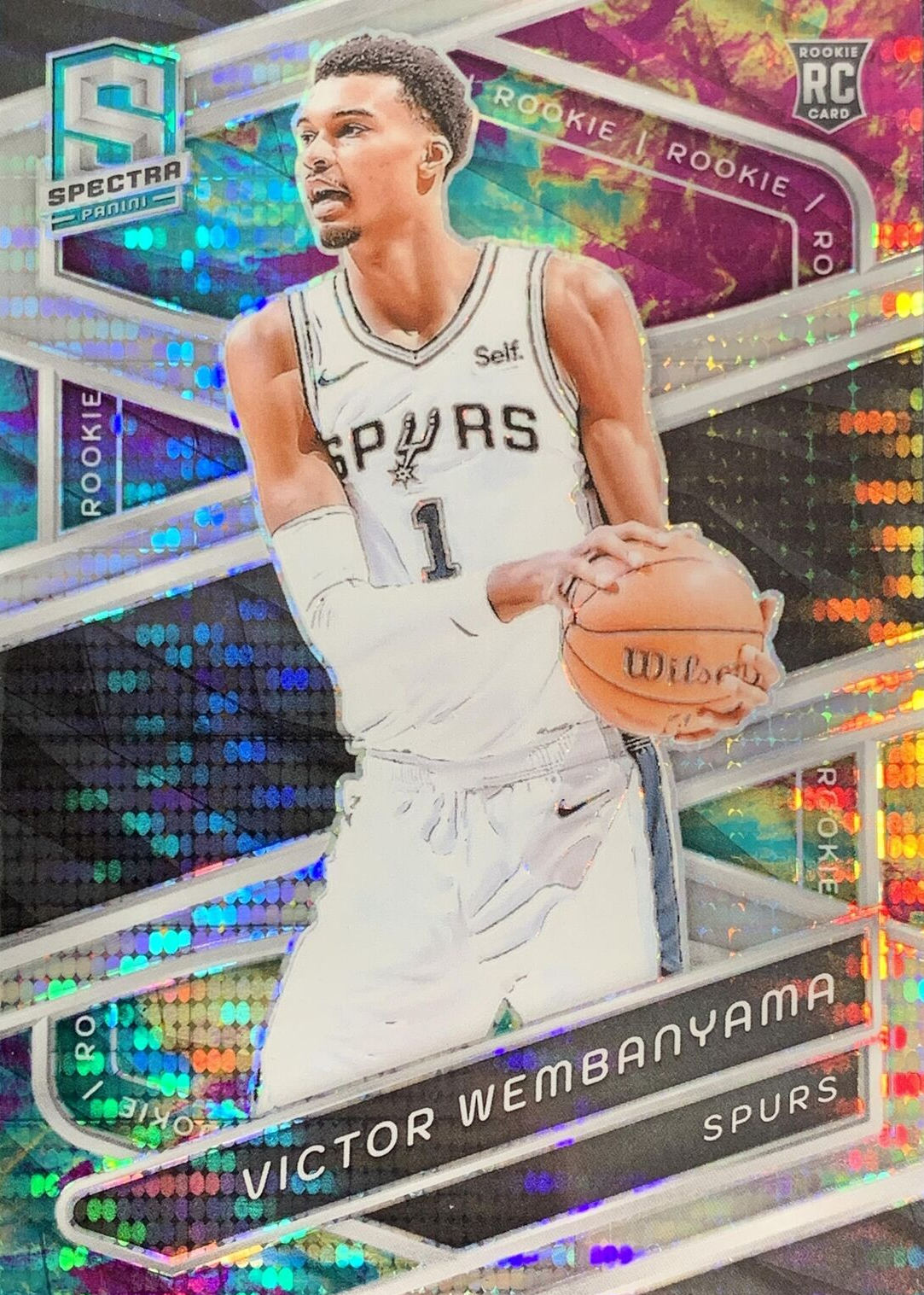 Victor Wembanyama 2023 Spectra #137 Celestial /125 Price Guide