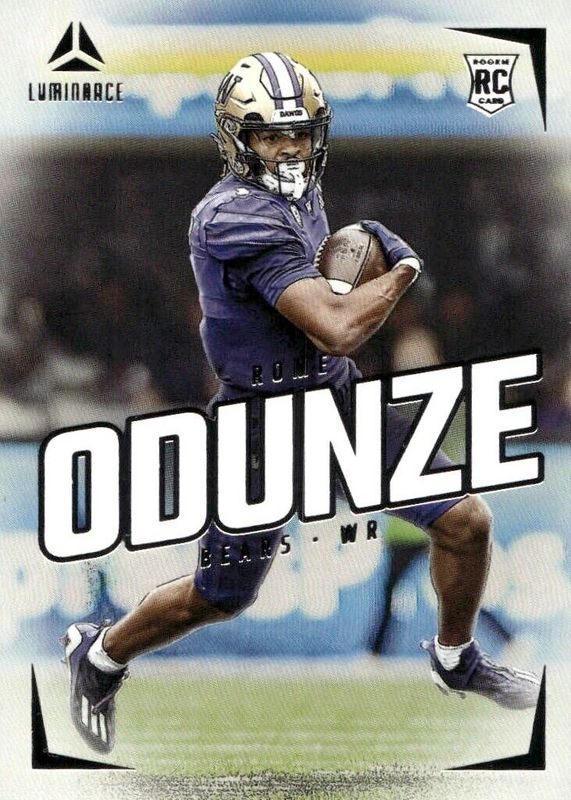 Rome Odunze 2024 Luminance #106 Vertical Rookies PSA 10