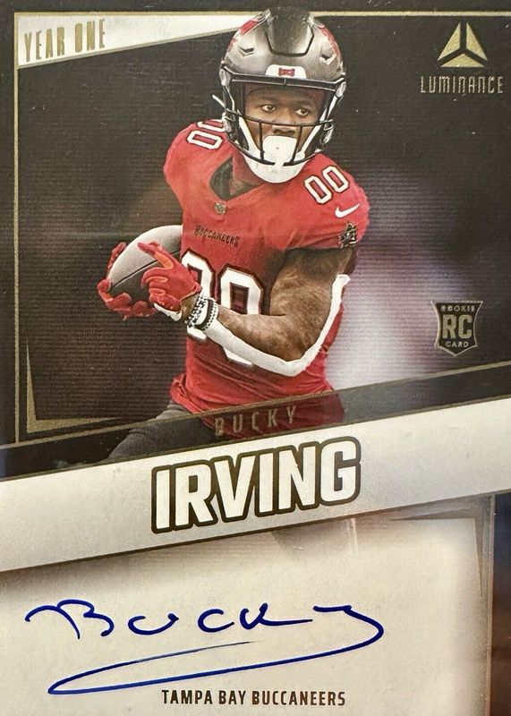 Bucky Irving 2024 Luminance #YOS-BIG Year One Signatures Rookie SGC 10