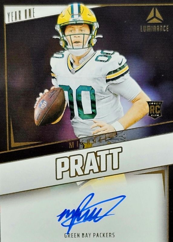 Michael Pratt 2024 Luminance #YOS-MPT Year One Signatures Rookie RAW