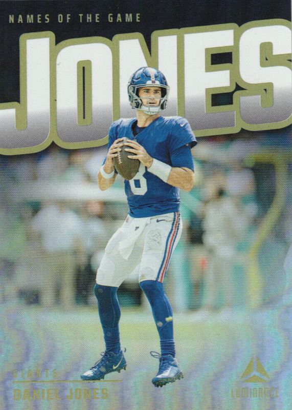 Daniel Jones 2024 Luminance #NG-DJS Names of the Game PSA 10