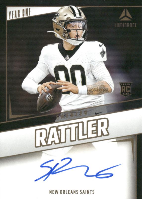 Spencer Rattler 2024 Luminance #YOS-SRR Year One Signatures Rookie SGC 9