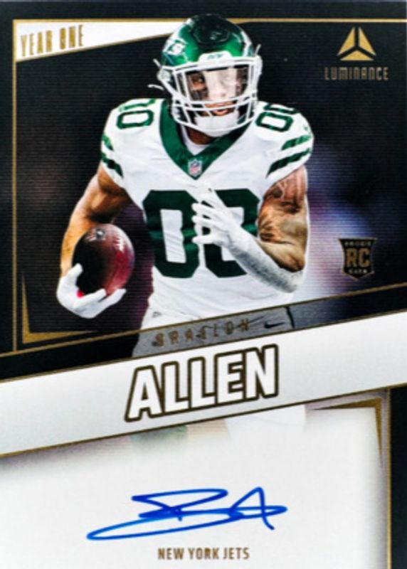 Braelon Allen 2024 Luminance #YOS-BAN Year One Signatures Rookie RAW