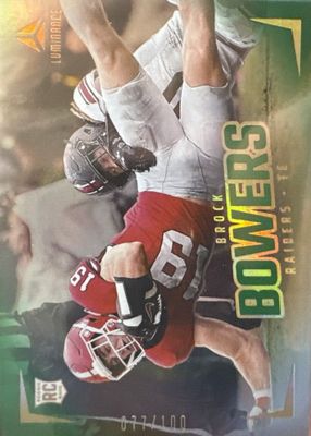 2024 Luminance #186 Horizontal Rookies - Green /100