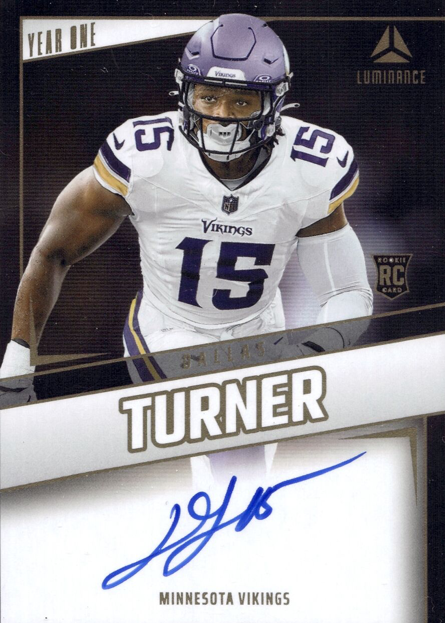 Dallas Turner 2024 Luminance #YOS-DTR Year One Signatures Price