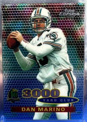 1996 Topps Chrome #135 3,000 Yard Club - Refractor
