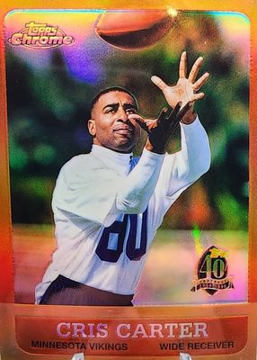 1996 Topps Chrome #8 40th Anniversary Retros - Refractor