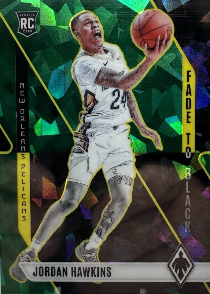 Jordan Hawkins 2023 Phoenix #24 Fade to Black - Green Ice