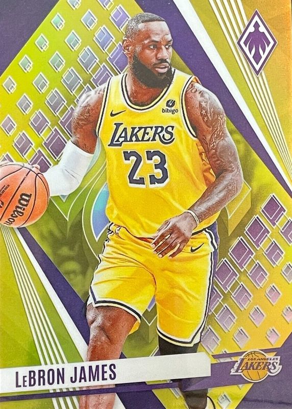 LeBron James 2023 Phoenix #211 Yellow /49 RAW