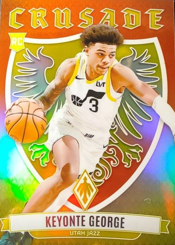 Keyonte George 2023 Phoenix #20 Crusade - Orange /49 Rookie RAW