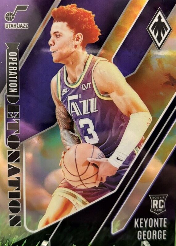 Keyonte George 2023 Phoenix #11 Operation Detonation - Purple /75 Rookie RAW