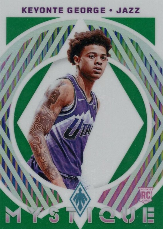 Keyonte George 2023 Phoenix #20 Mystique - Green /5 Rookie RAW