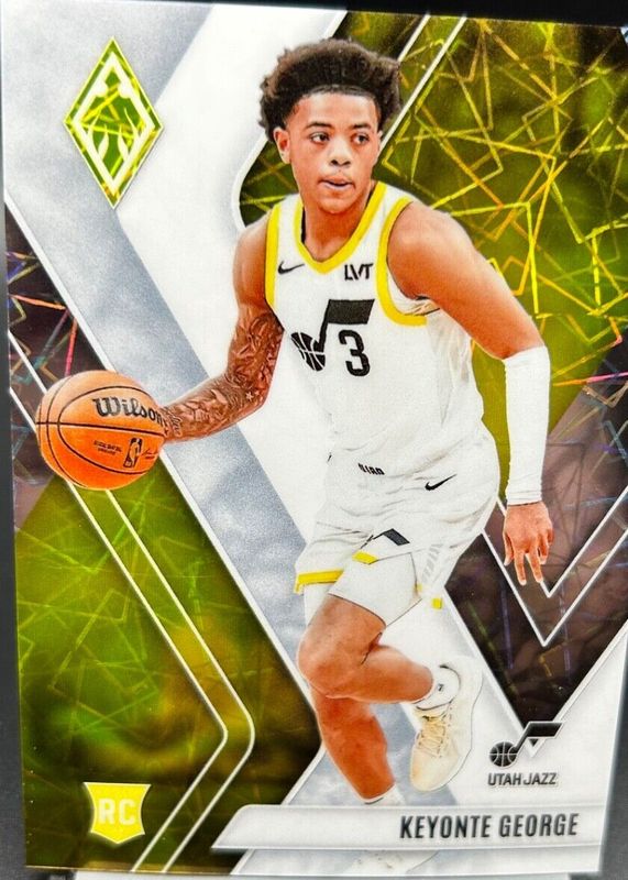 Keyonte George 2023 Phoenix #296 White Lazer /150 Rookie RAW