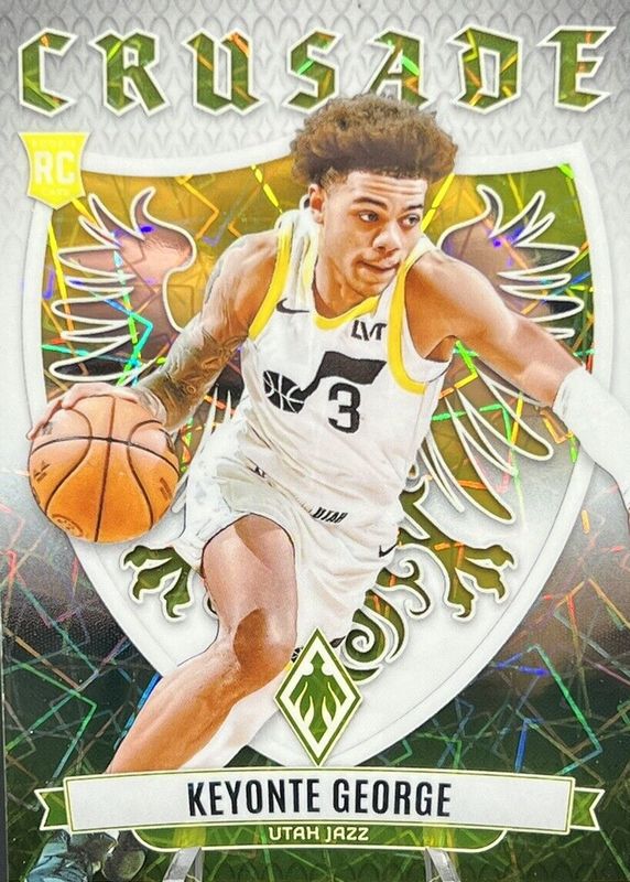 Keyonte George 2023 Phoenix #20 Crusade - White Lazer /150 Rookie RAW