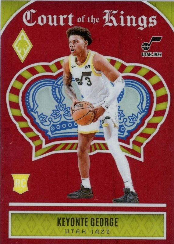 Keyonte George 2023 Phoenix #6 Court of the Kings - Red /125 Rookie RAW