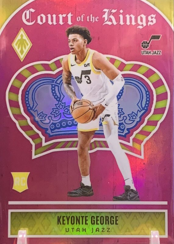 Keyonte George 2023 Phoenix #6 Court of the Kings - Pink /99 Rookie RAW