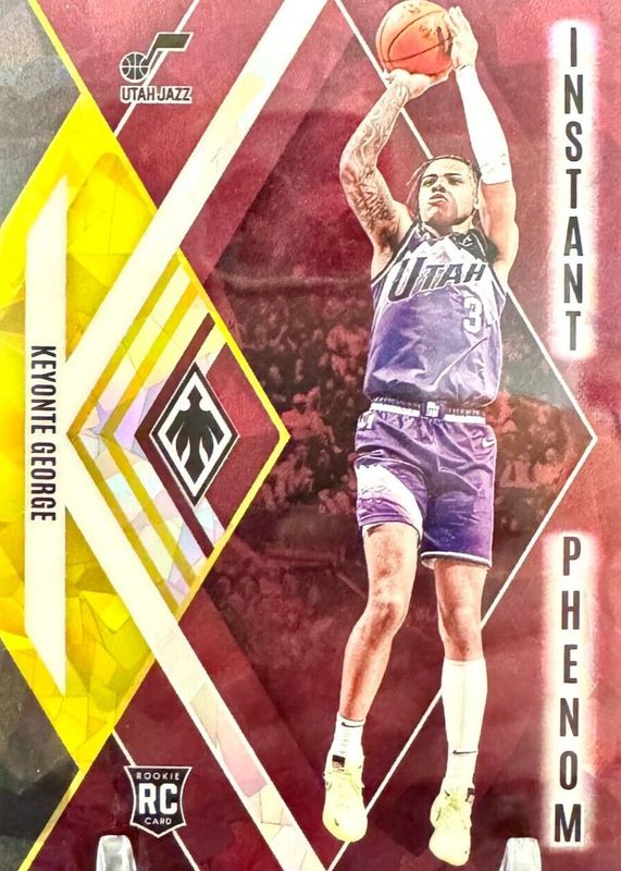 Keyonte George 2023 Phoenix #5 Instant Phenom - Maroon Ice /275 Rookie RAW