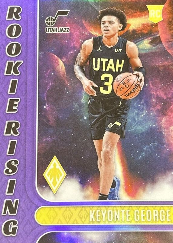 Keyonte George 2023 Phoenix #2 Rookie Rising - Purple /75 RAW