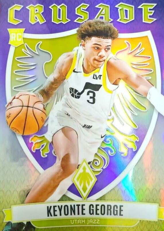 Keyonte George 2023 Phoenix #20 Crusade - Purple /75 Rookie RAW