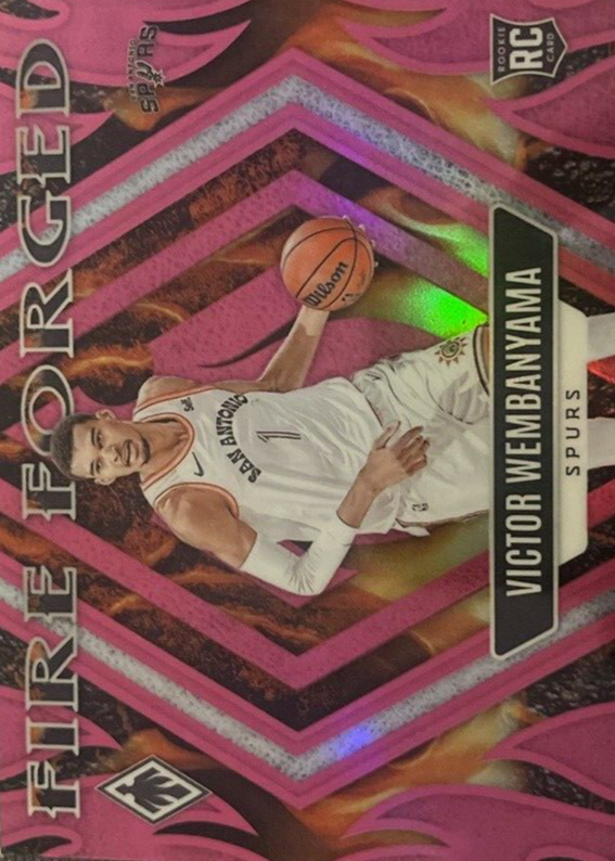 Victor Wembanyama 2023 Phoenix #18 Fire Forged - Pink /99 Price
