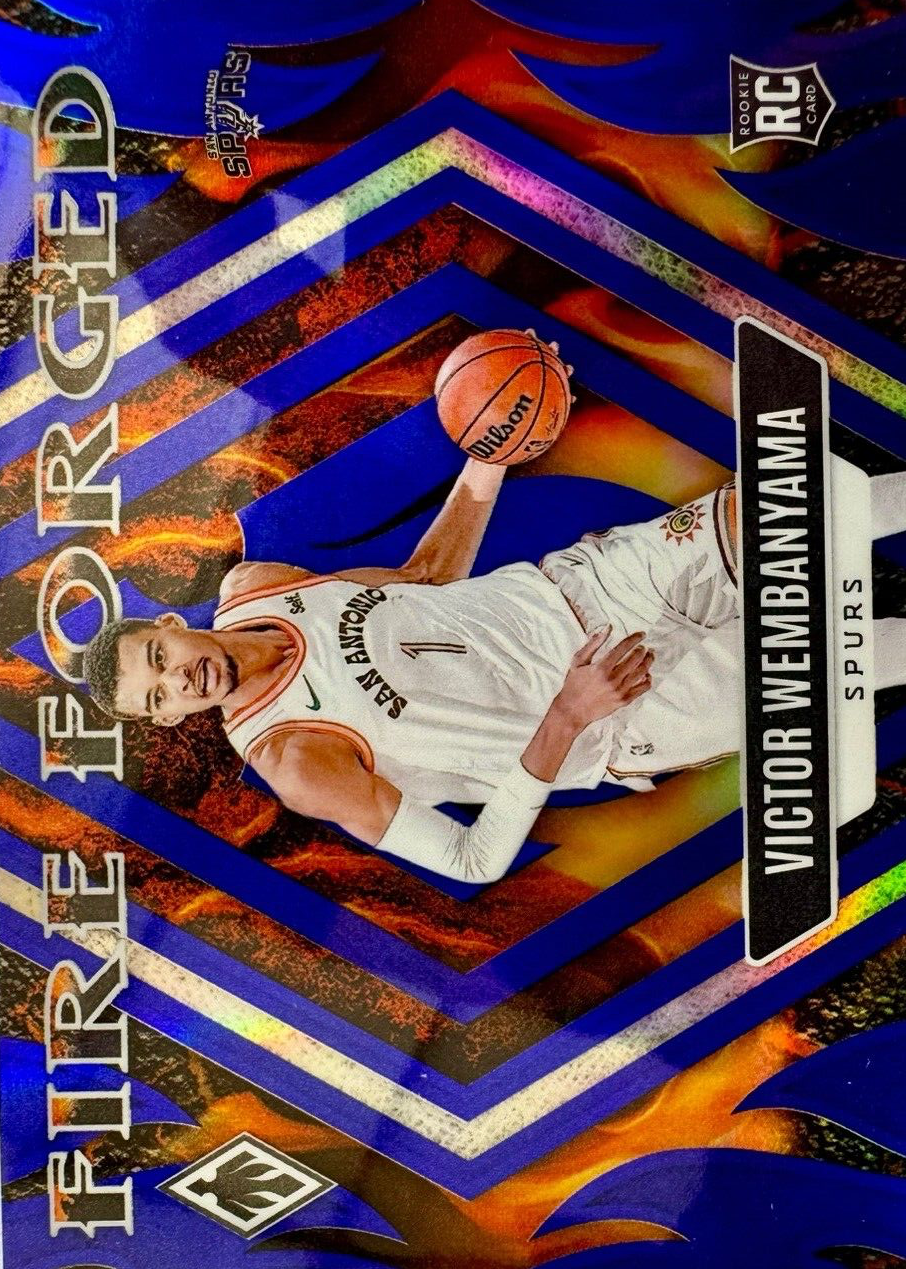 Victor Wembanyama 2023 Phoenix #18 Fire Forged - Blue /25 Price