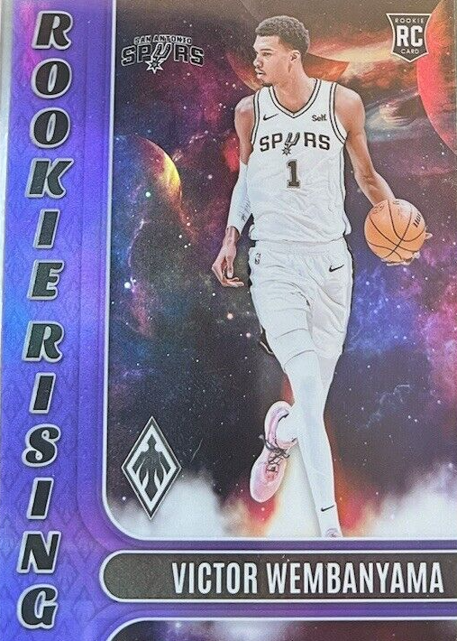 その他 Victor Wembanyama hoops Rookie purple Victor Wembanyama 2023 Hoops #298 Tribute - Purple Price