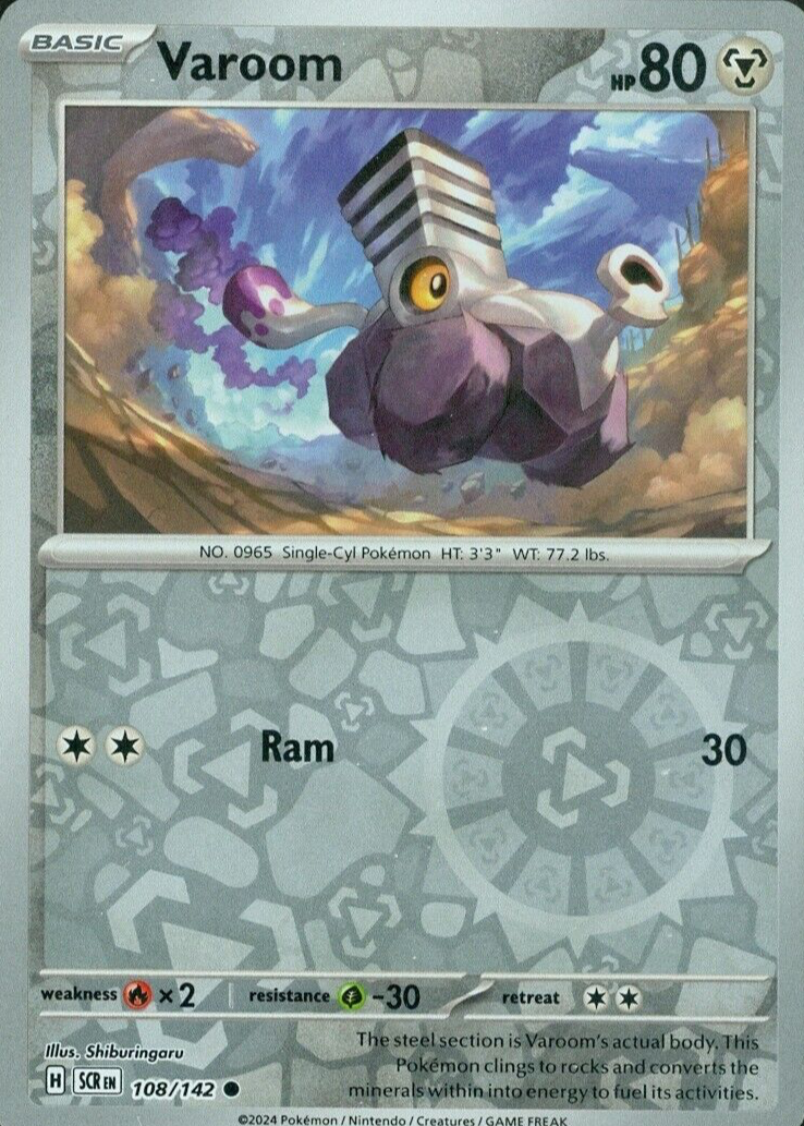 varoom pokemon card value - Scarlet & Violet - Obsidian Flames - [Colorless]. Varoom Pokemon Cards Price Guide