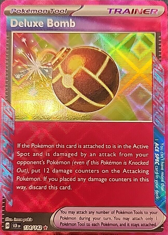 Deluxe Bomb 2024 Scarlet & Violet: Stellar Crown #134/142 Holo (ACE SPEC)  Price Guide - Sports Card Investor