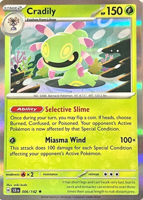 2024 Scarlet & Violet: Stellar Crown #006/142 Holo