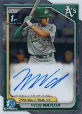 2024 Bowman Chrome #CPA-MN Prospect Auto (1st)