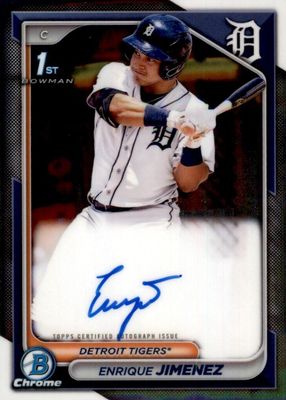 2024 Bowman Chrome #CPA-EJ Prospect Auto (1st)