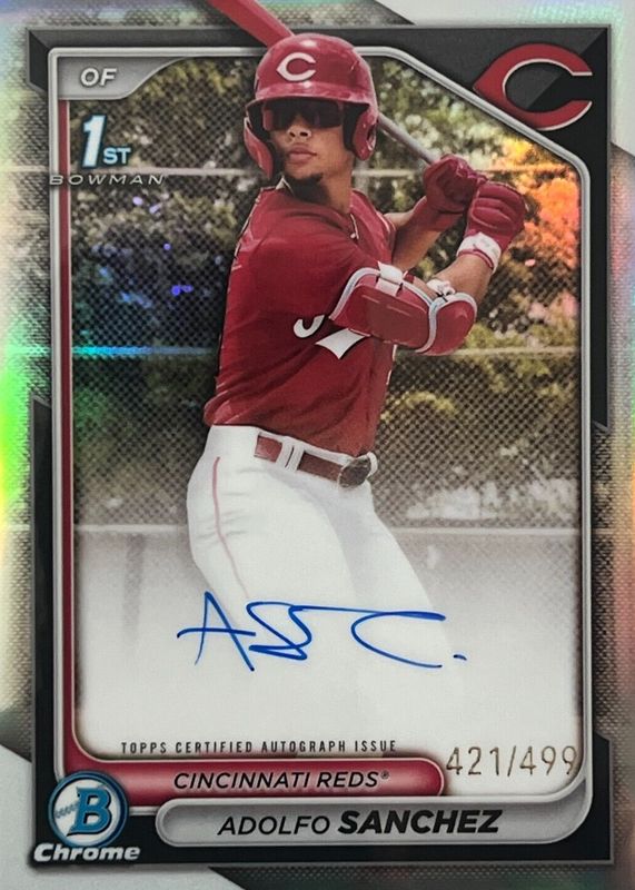 2024 Bowman Chrome #CPA-AS Prospect Auto - Refractor /499 (1st)