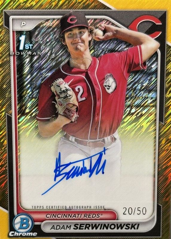 2024 Bowman Chrome #CPA-ASE Prospect Auto - Gold Refractor /50 (1st)