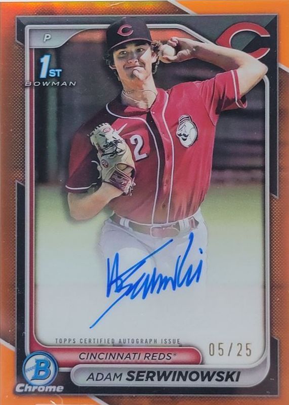 2024 Bowman Chrome #CPA-ASE Prospect Auto - Orange Refractor /25 (1st)