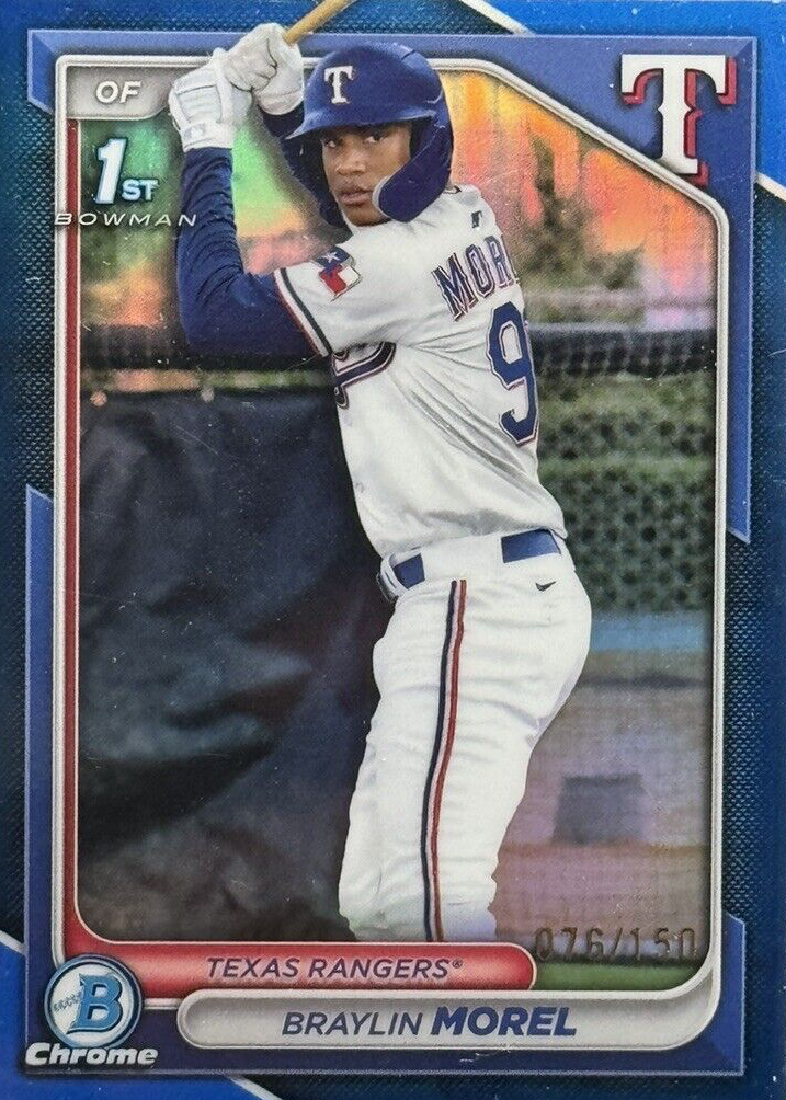 Braylin Morel 2024 Bowman Chrome #BCP-192 Prospects - Blue