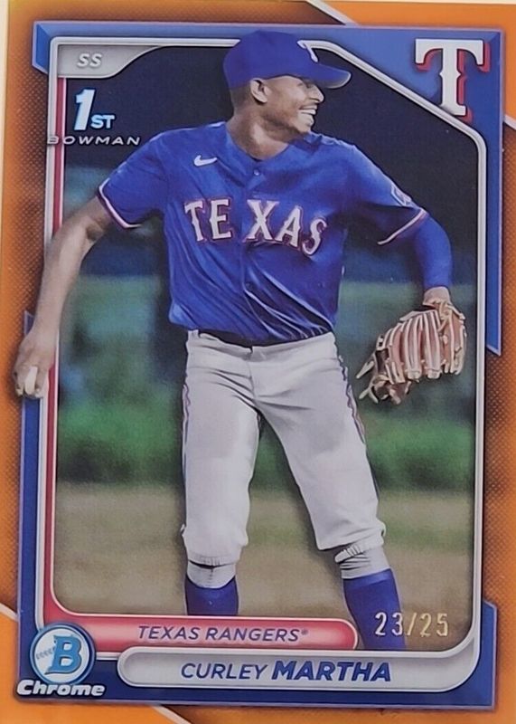 2024 Bowman Chrome #BCP-168 Prospects - Orange Refractor /25 (1st)