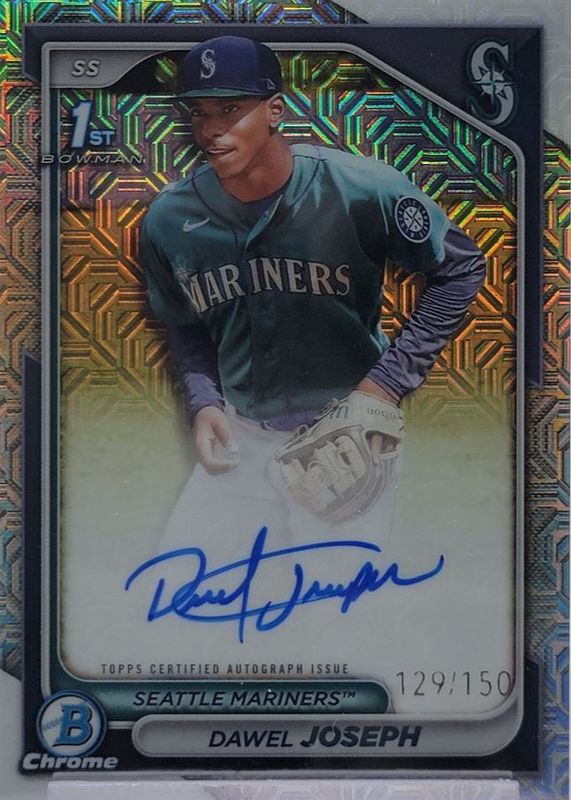 2024 Bowman Chrome #CPA-DJ Prospect Auto - HTA Choice Refractor /150 (1st)