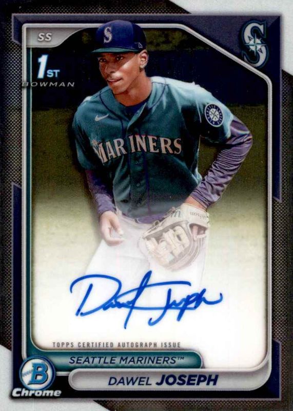 Dawel Joseph 2024 Bowman Chrome #CPA-DJ Prospect Auto (1st) PSA 9