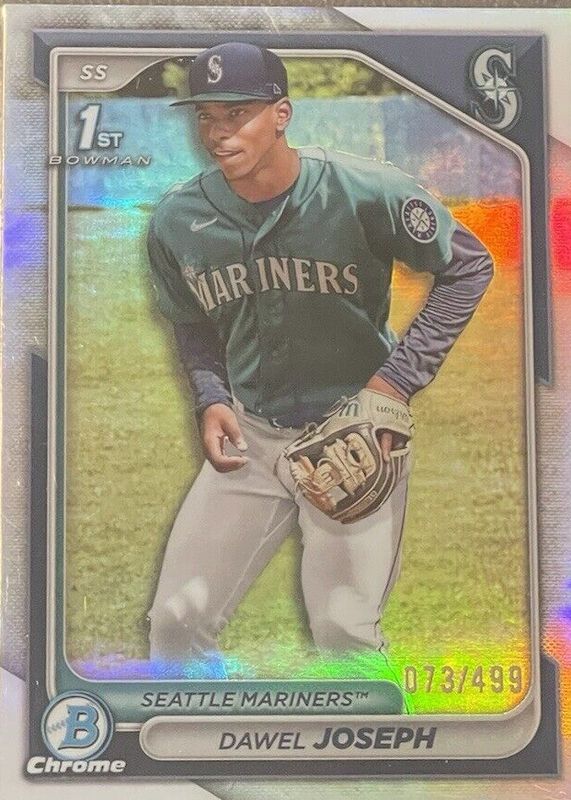 Dawel Joseph 2024 Bowman Chrome #BCP-176 Prospects - Refractor /499 (1st) PSA 10