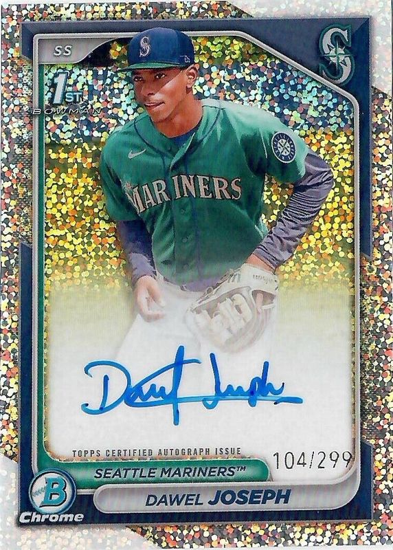 Dawel Joseph 2024 Bowman Chrome #CPA-DJ Prospect Auto - Speckle Refractor /299 (1st) PSA 10