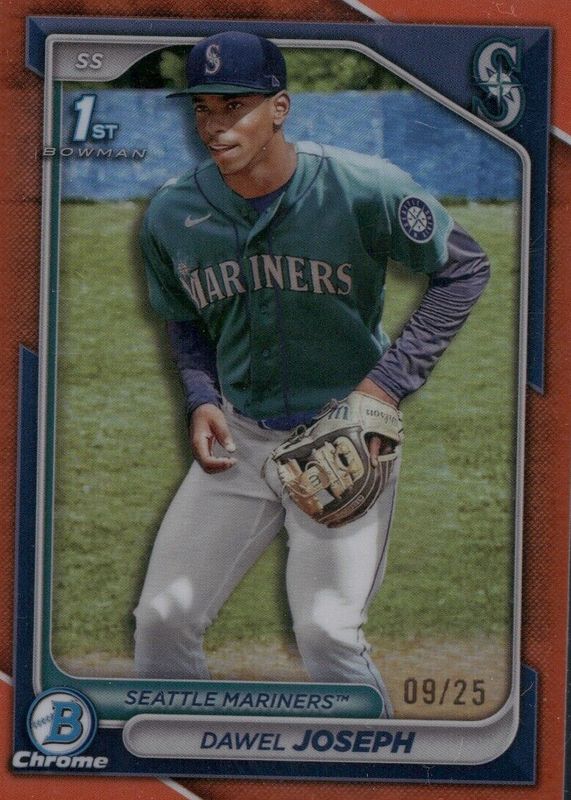 2024 Bowman Chrome #BCP-176 Prospects - Orange Refractor /25 (1st)