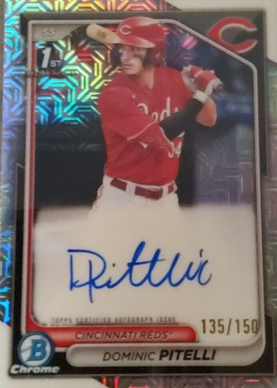 2024 Bowman Chrome #CPA-DPI Prospect Auto - HTA Choice Refractor /150 (1st)